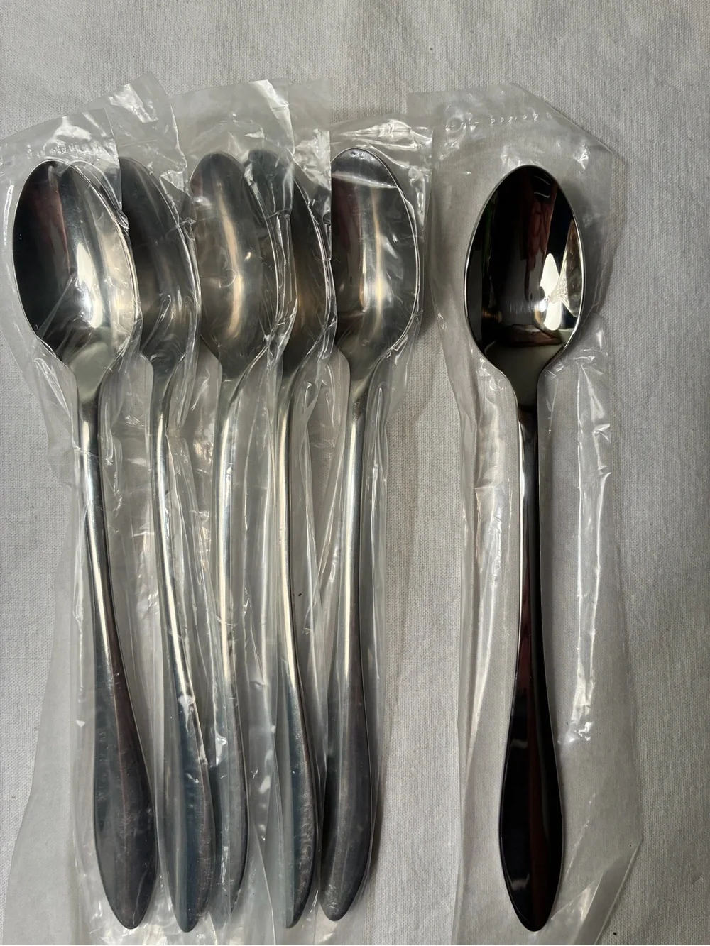 Lenox Ellison Stainless Teaspoons Set of 6 NEW Flatware